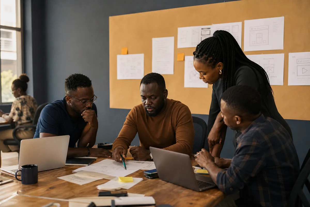 African product team building a company inside the Latitude 5 Studio
